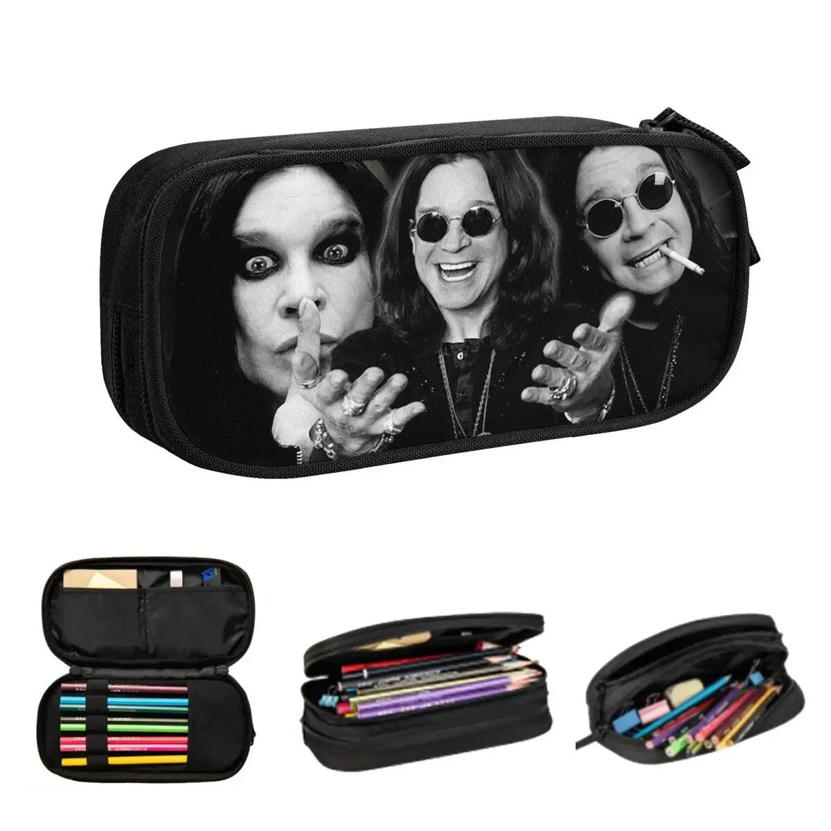 

Ozzy Osbourne пеналы большой емкости сумки для ручек пенал для мальчиков и девочек студентов канцелярские принадлежности школьный офис