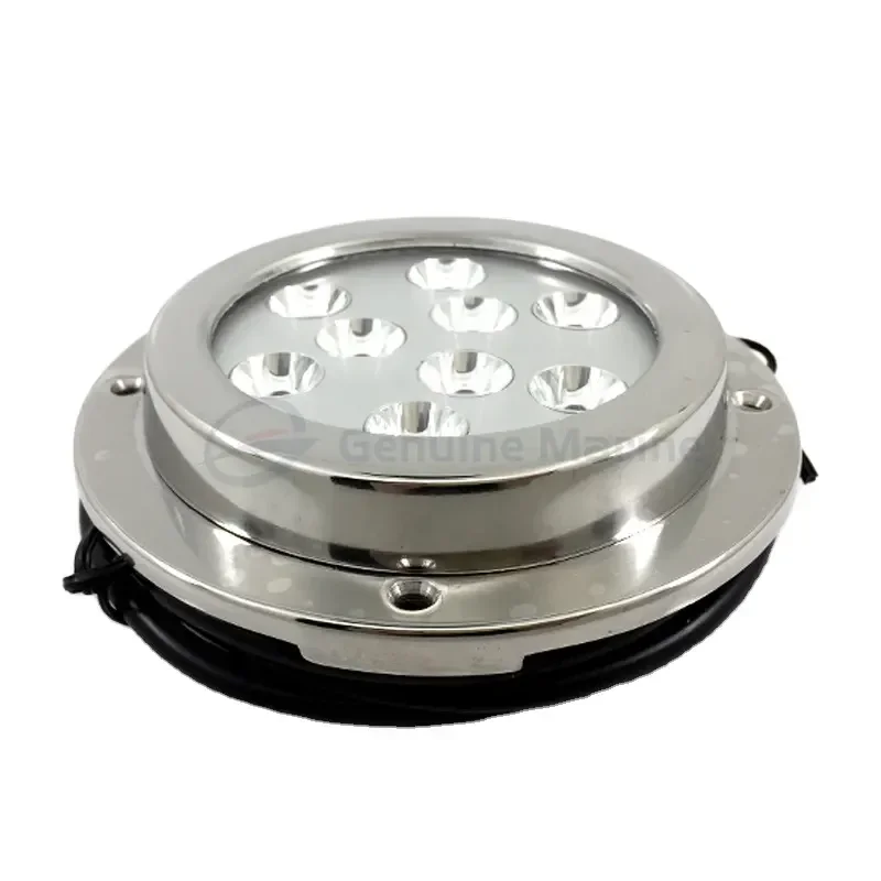 Genuine Marine 12V IP68 Fishing Boat LED Underwater Light Stainless Steel Color Change Vessel Waterproof Light