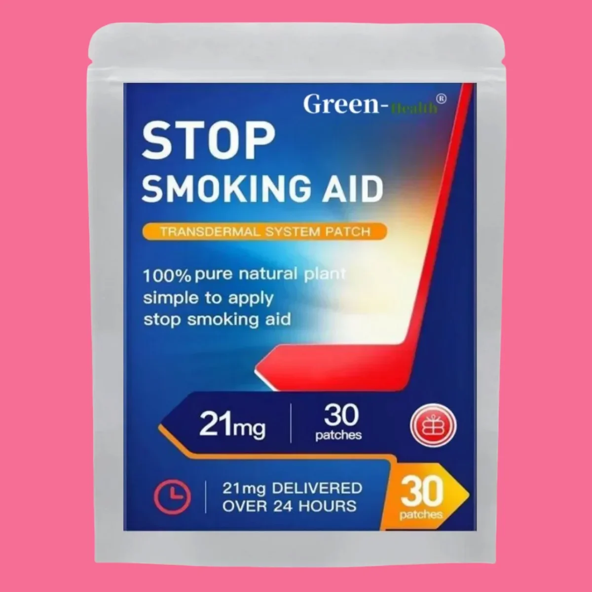 Stop Smoking Transdermal Patches 21 Mg Quit Patches, Easy And Effective Stop Smoking Aid 30 Patches One Month Supply