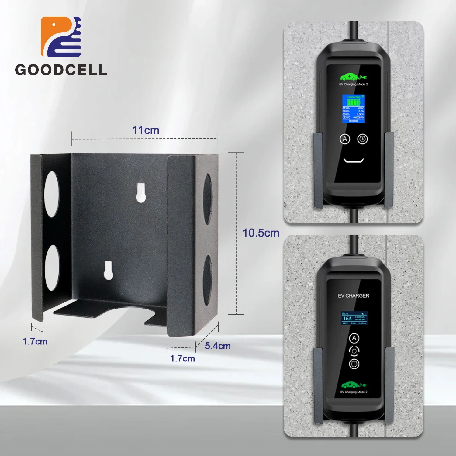 Penyangga Kabel Charger GOODCELL, Pengait Penyimpanan Kabel, Digunakan untuk Kendaraan Listrik, Charger EV, Kabel Pengisian Daya EV