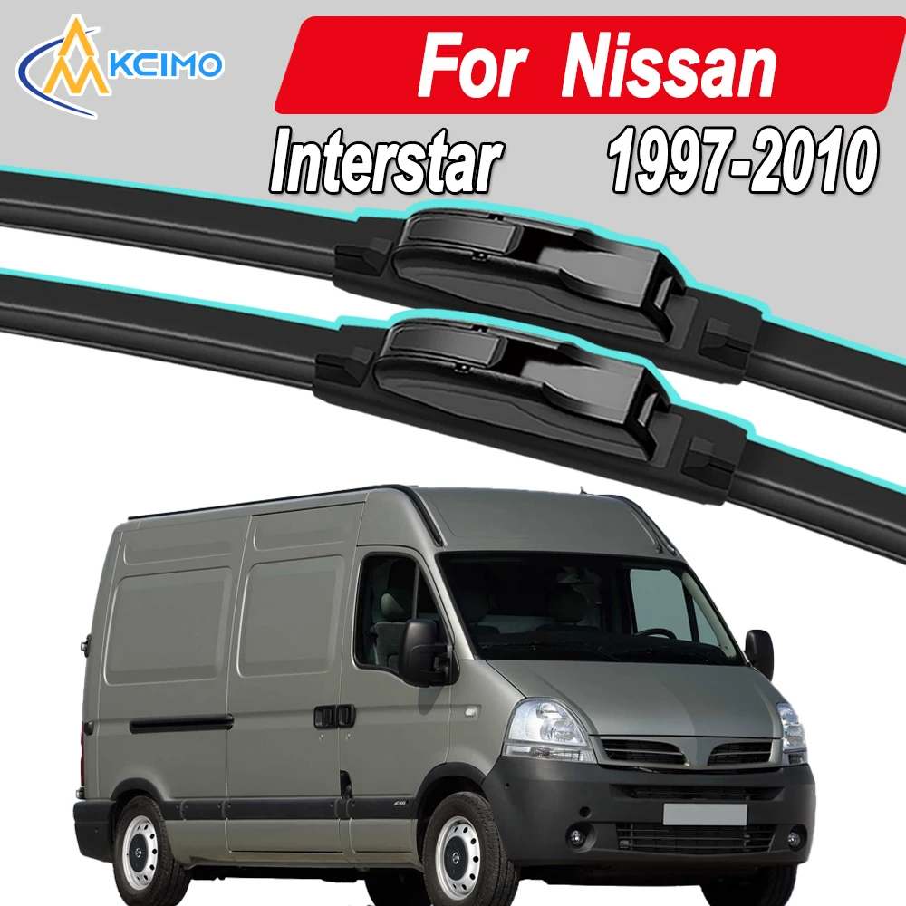 

Силиконовые щетки стеклоочистителя автомобиля для Nissan Интерстар 1997-2010 — всепогодные бесшумные щетки стеклоочистителя, быстроразъемный зажим