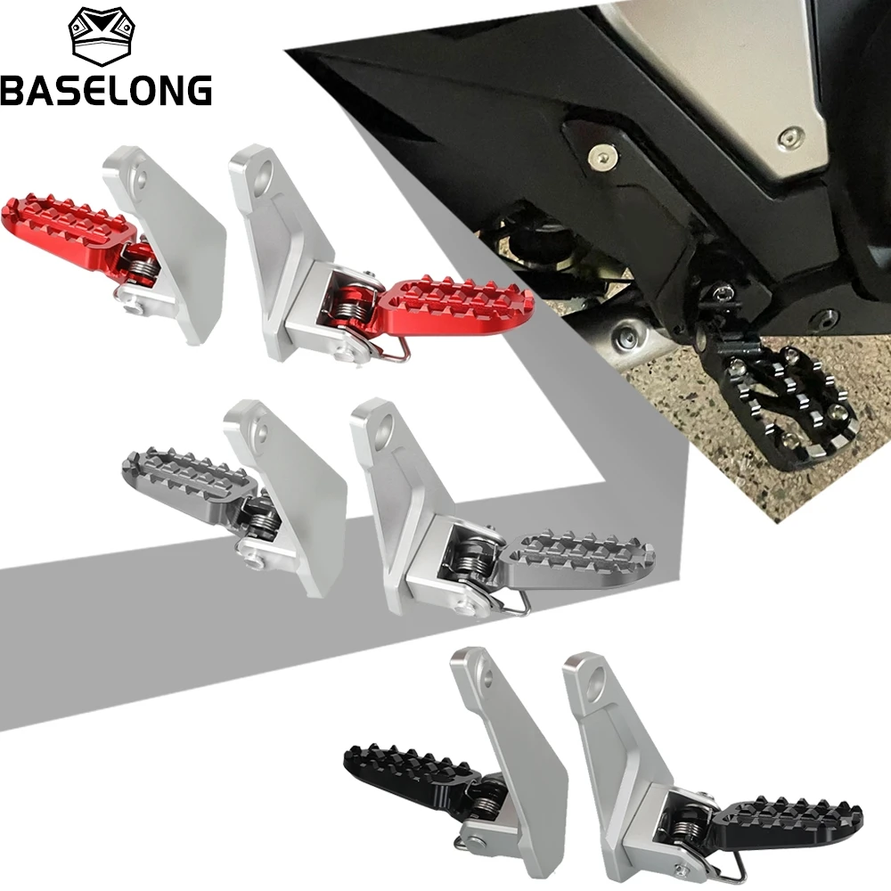 

Для HONDA X-ADV XADV 750 XADV 750 2021 2022 2023 2024 2025 мотоциклетные складные задние подножки, подножки для пассажира, педали, подножки