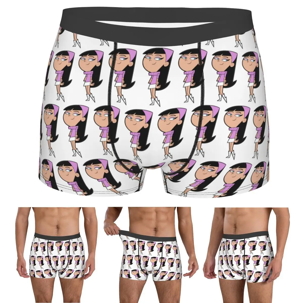 

Трусы-боксеры, шорты Fairly Oddparents Cosmo, мужское удобное нижнее белье для Homme, мужской подарок бойфренду