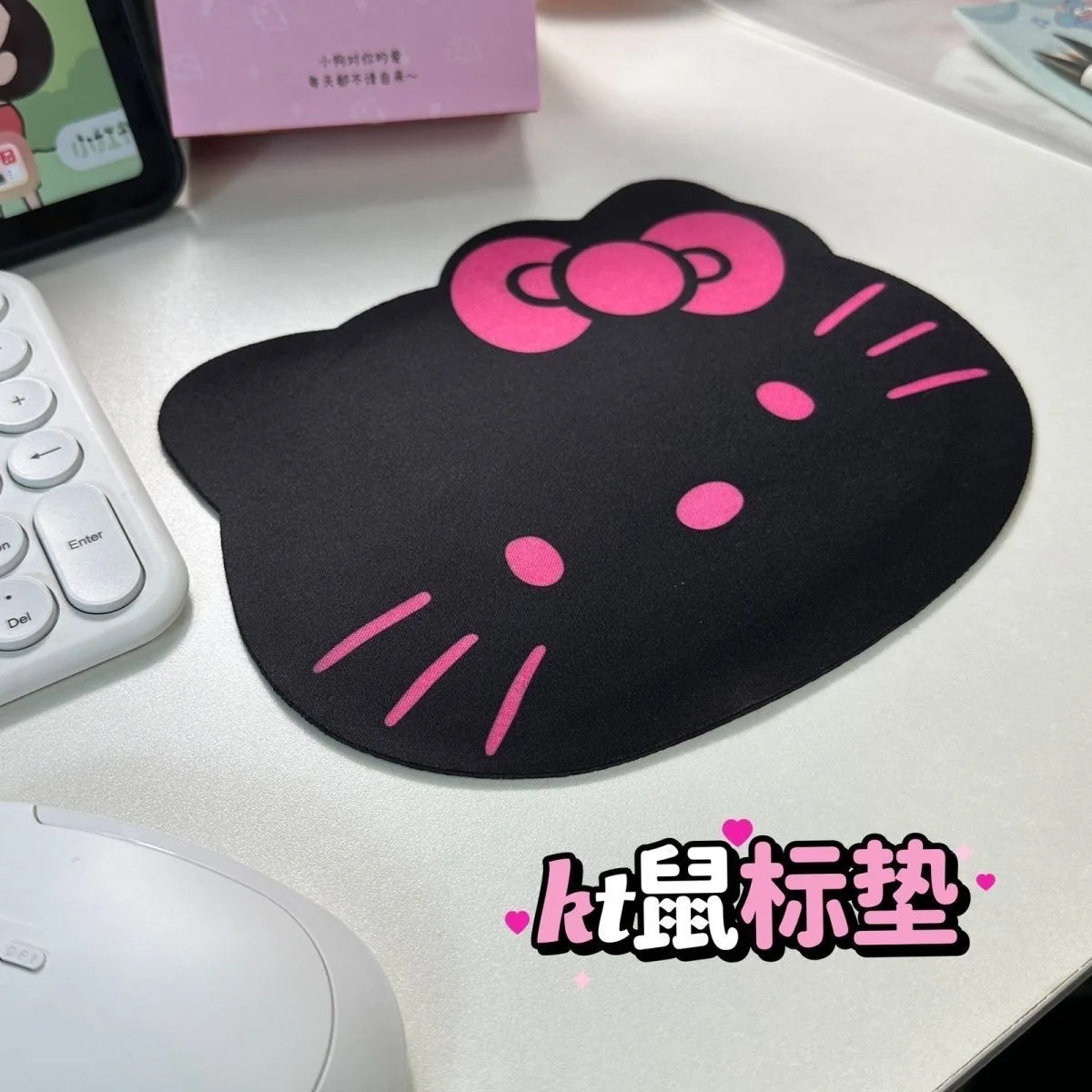 Anime HelloKittys Mousepad Non-Slip Mouse Mat Girls Game Office Soft Mouse Pads School Supplies Creative Desk Coaster Gifts