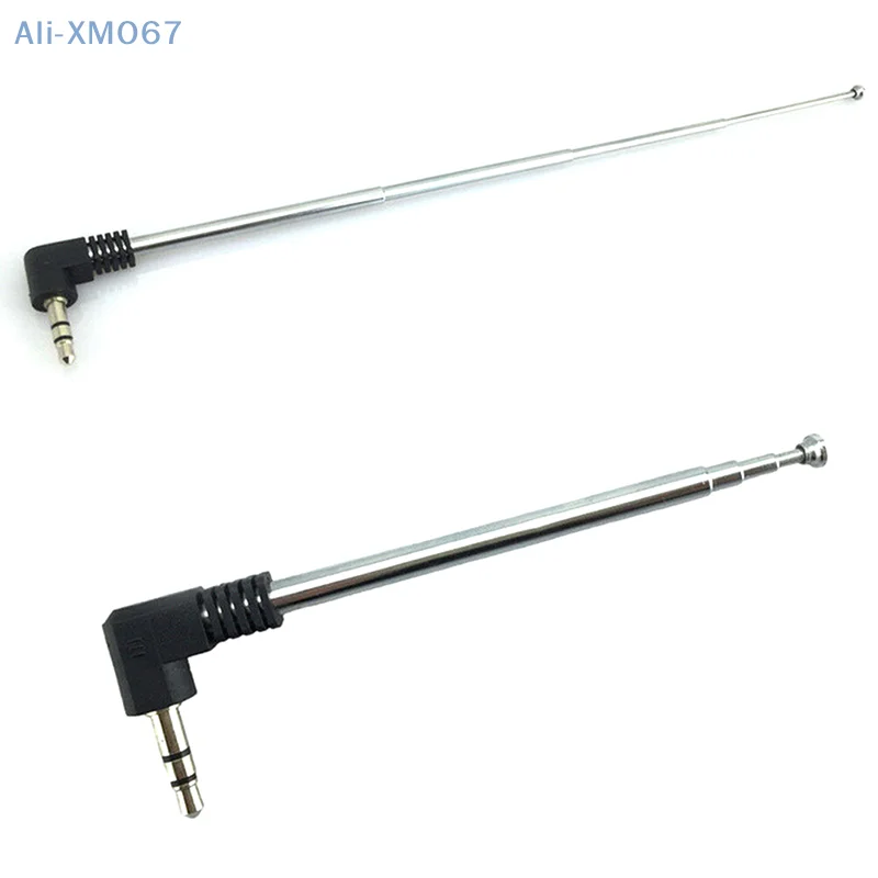 3.5mm Universal Retractable FM Mobile Phone Car Auto Radio Telescopic Antenna 433-760 MHz Interior Parts Car Accessories