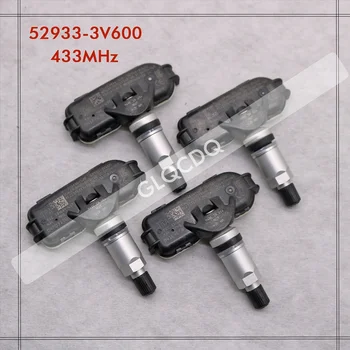 2011-2017 기아 리오 (UB) 타이어 압력 센서 TPMS, 433MHz, 52933-3V600, 529333V600, 4 개