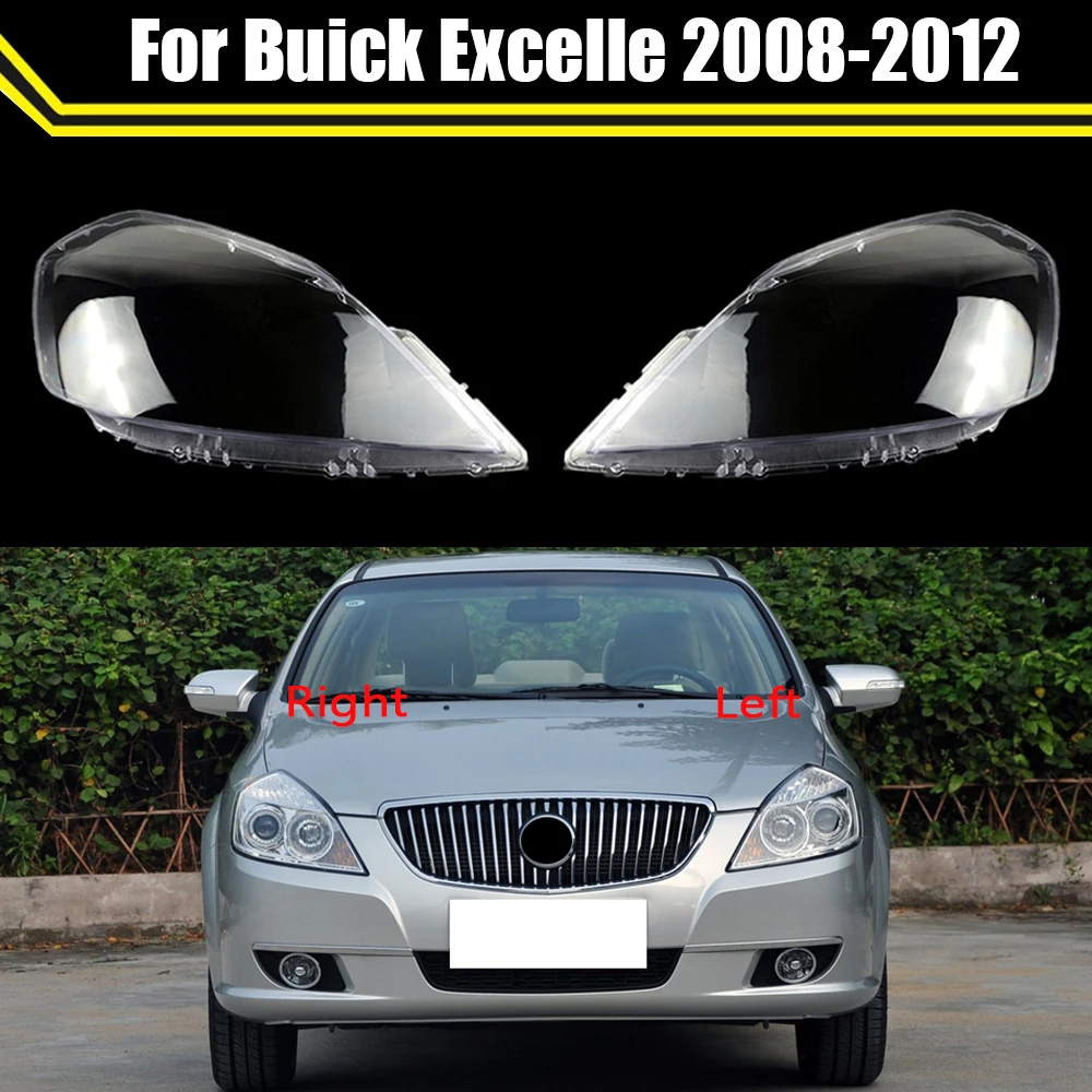 Headlamp Shell For Buick Excelle 2008 2009 2010 2011 2012 Transparent Lampshade Headlights Cover Clear Lens Lampcover Styling