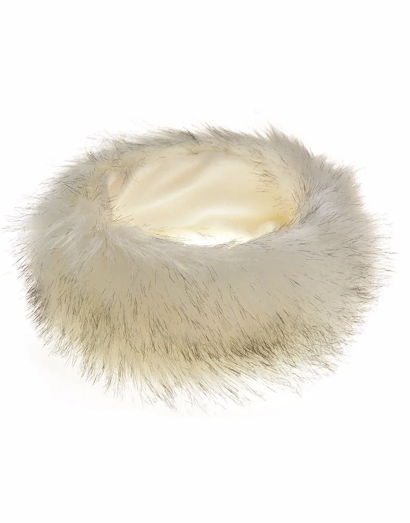 Winter-Stirnband aus Fuchsfellimitat – Detail 14