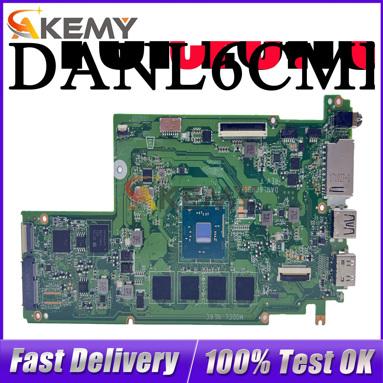 

Материнская плата для ноутбука Lenovo N23 Chromebook DANL6CMB6F1 с 4 ГБ ОЗУ 16 ГБ 32 ГБ SSD N3060 N3160 CPU 100% полностью протестировано