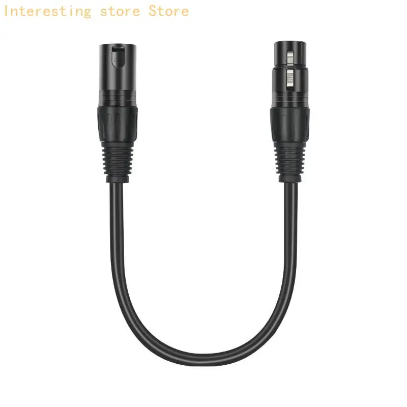 Professional 3Pin Male to 5Pin DMX512 Female Adapter Cables for Stage Lighting and Music 55KC