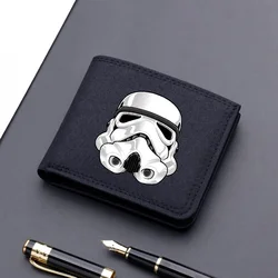 Star Wars Canvas Men Wallet Black/blue/gray Card Holder Wallet Male Money Bag bank Holder Short Purse Credit Card Case Bag