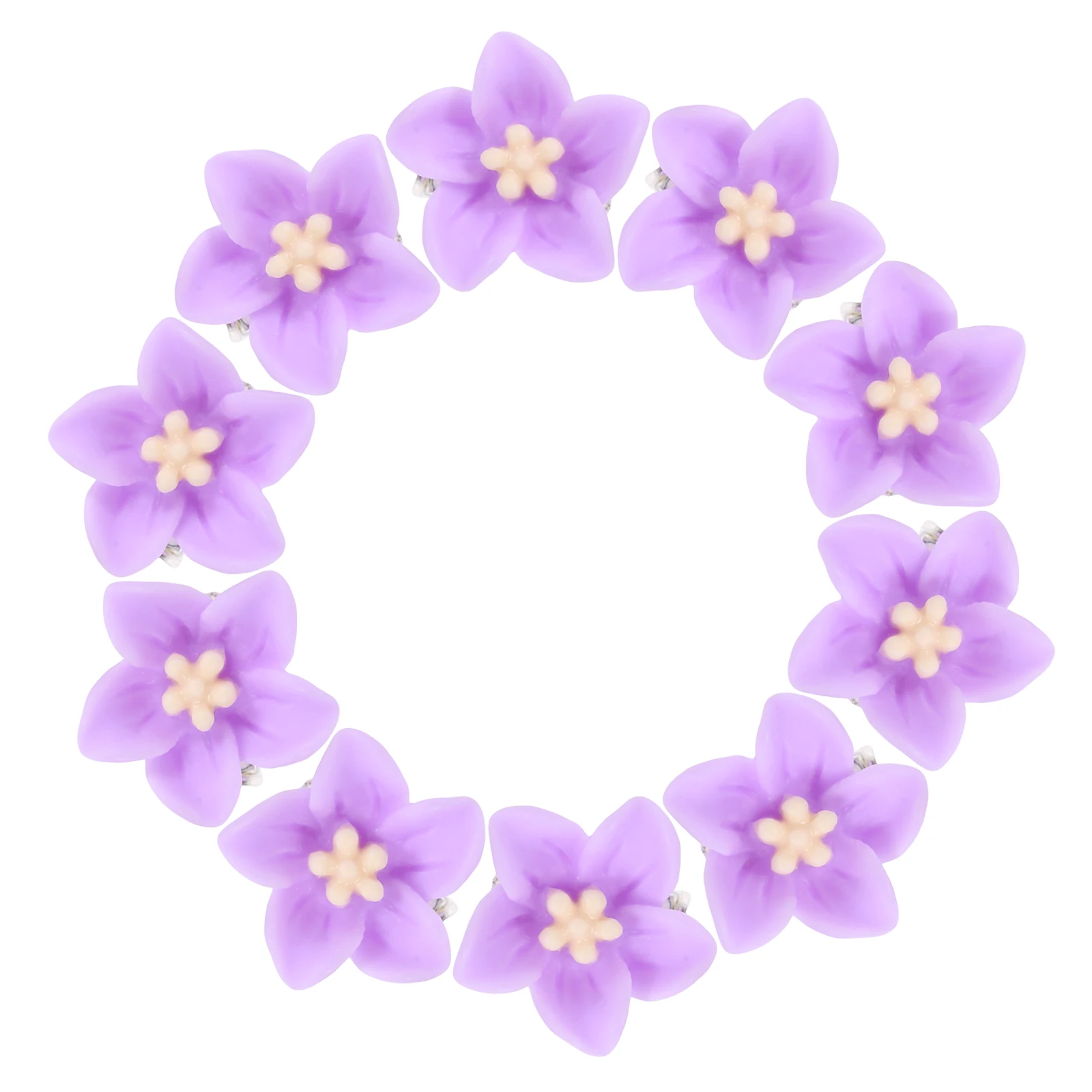 

10pcs Lily Flower Hairpin Mini Claw Clips Girls Baby Kids Purple Resin Durable Hairstyle Office School Party Hair Accessories