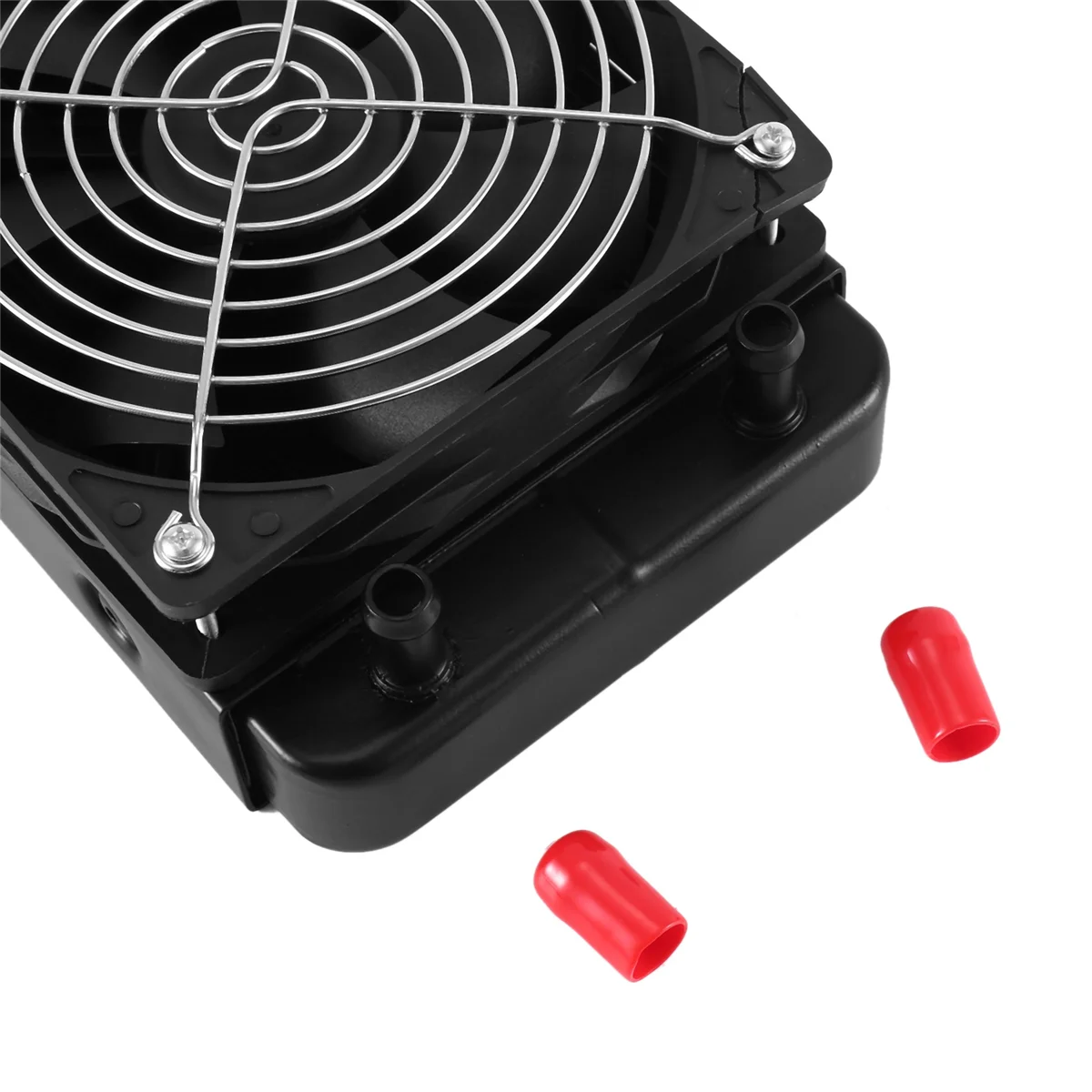 

Aluminum 2 Fans 240mm 10 Pipe Water Cooling Cooler Computer Radiator with Fan for CPU PC Water Cooling System, Straight