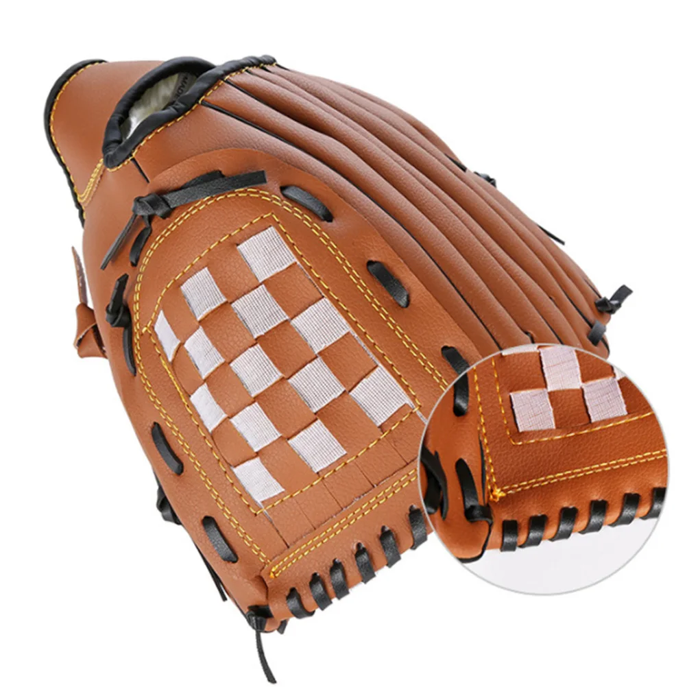

1pc 11.5 Inch Baseball Gloves For Beginners Thicken Infield Pitcher Softball Glove Premium Pu Pvc Durable Flexible Fit Perfect