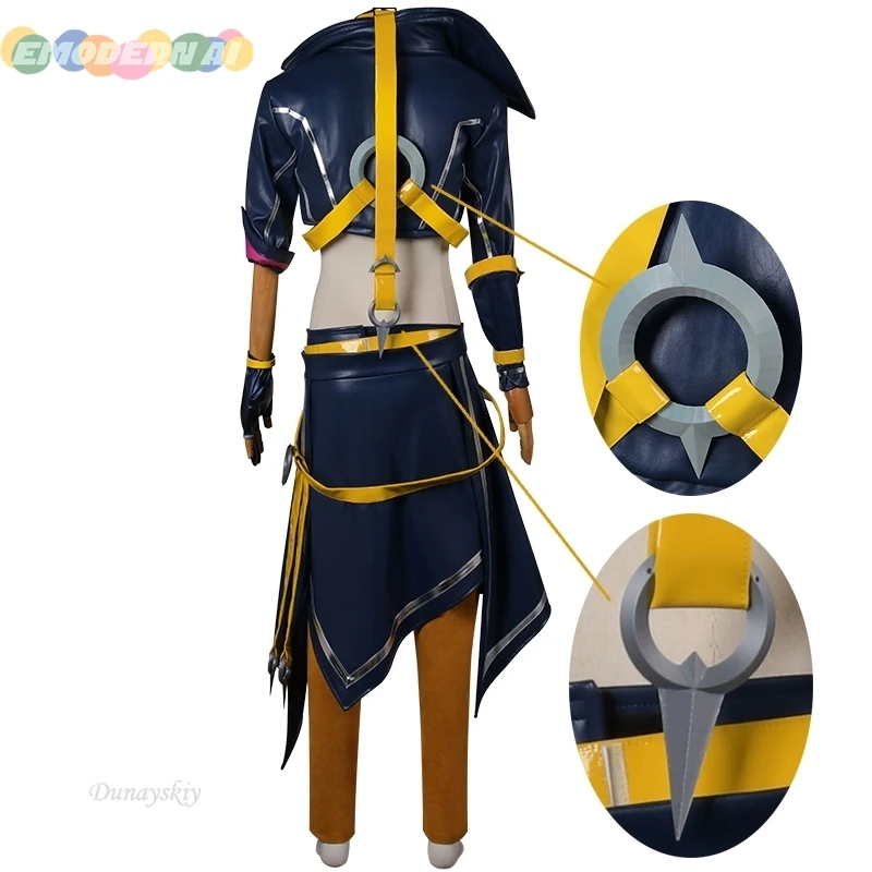 Jeu LOL Heartsteel Cosplay Costume, Kayn, Perruque Eyepatch, Uniformes Personnalisés, Tenues de Carnaval, Halloween Party, Cheveux Synthétiques, Hommes et Femmes