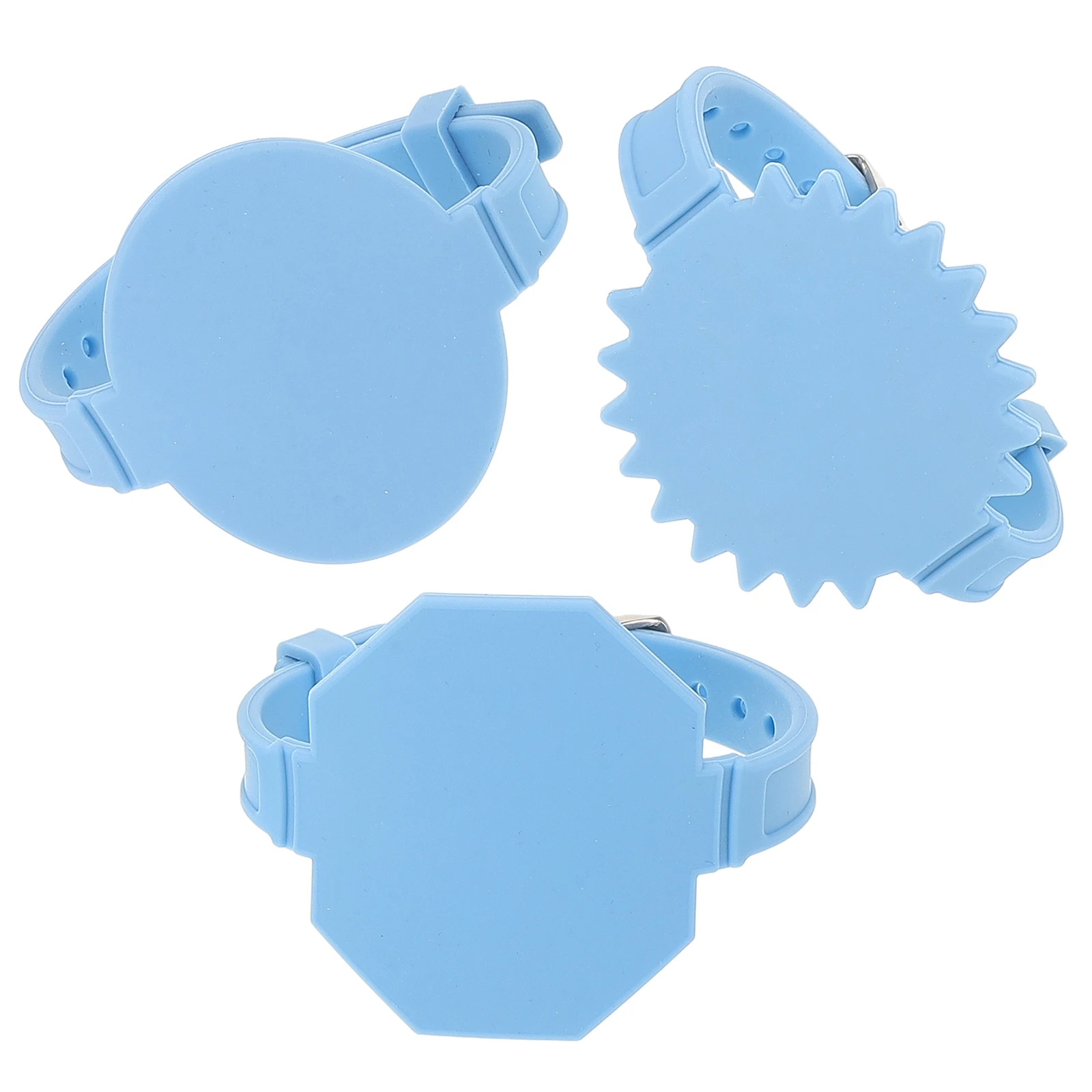 

3pcs Memo Wristb Silicone Note Tape Erasable Nurse Notepad Wearable Reminder Bracelet Journal H written Reusable