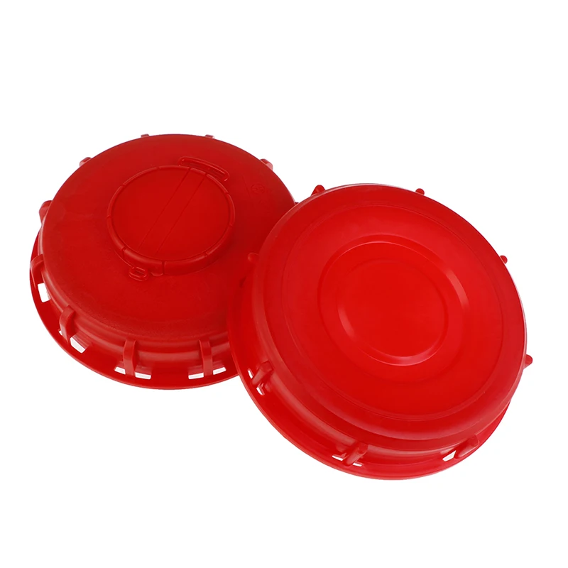 Red IBC Lid Water Liquid Storage IBC Tank Fitting Plastic Cover Cap Adaptor