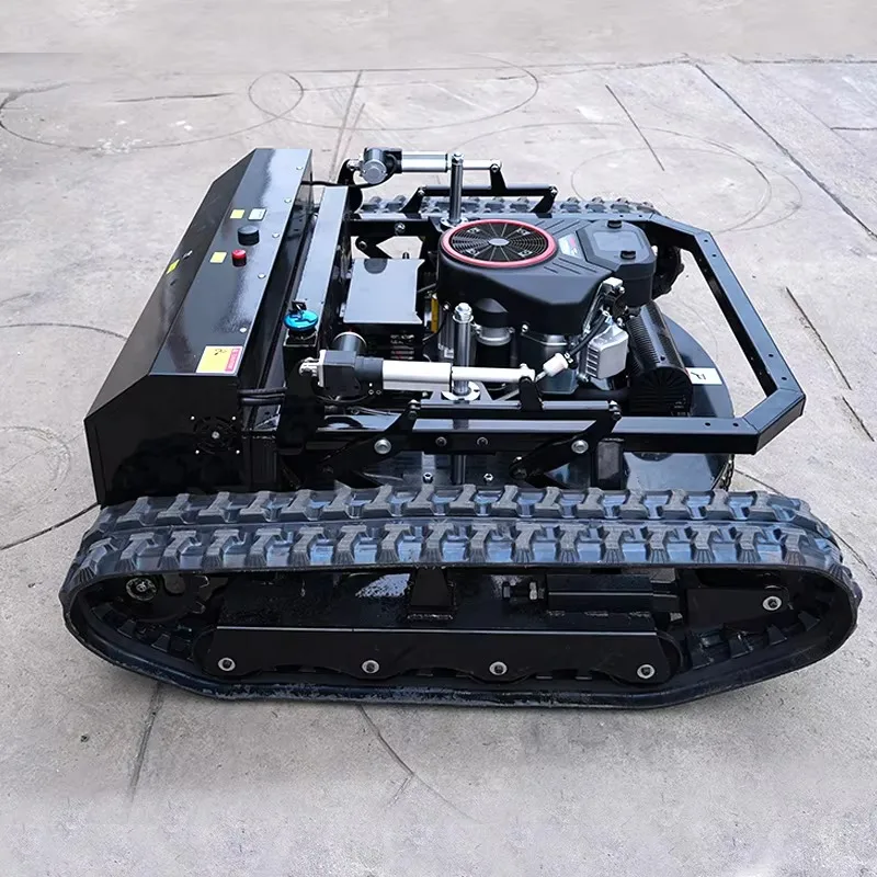 

Remote Control Lawn Cutting Equipment Tracked Mower Customized for Orchard Garden Slope and Green Belt