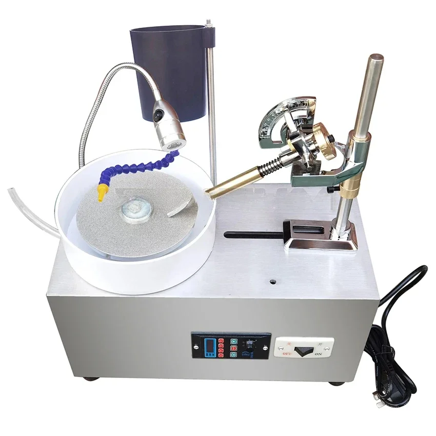 For 2800RPM Jewelry Processing Gemstone Grinding Polishing Angle Machine Flat  Faceting Seal Grinding Machine