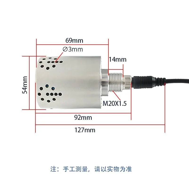 PM2.5 Dust Particulate Matter Sensor PM10 Air Quality Concentration Detector Industrial Environmental Monitoring