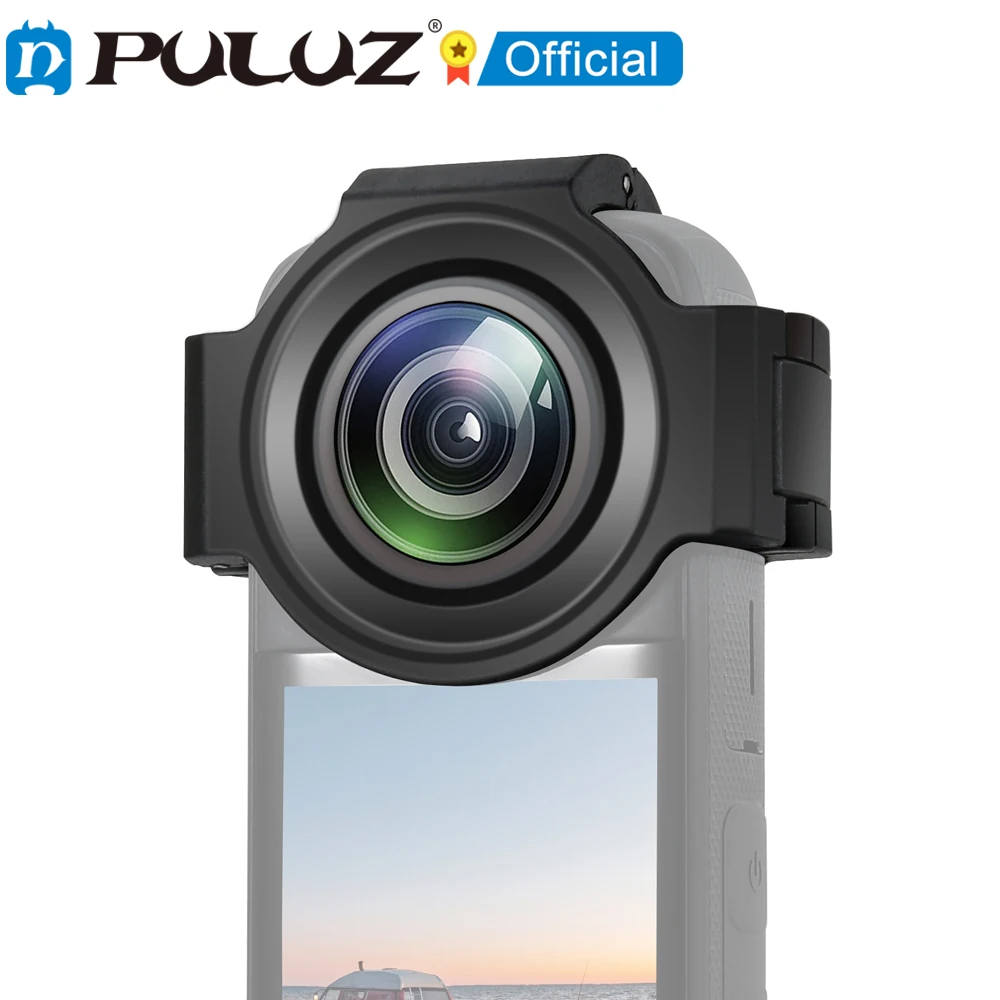 PULUZ-Protecteur d\'objectif en verre optique pour Insta360 Bery, accessoires de caméra de mouvement Guardian, couvercle de protection, mise à niveau