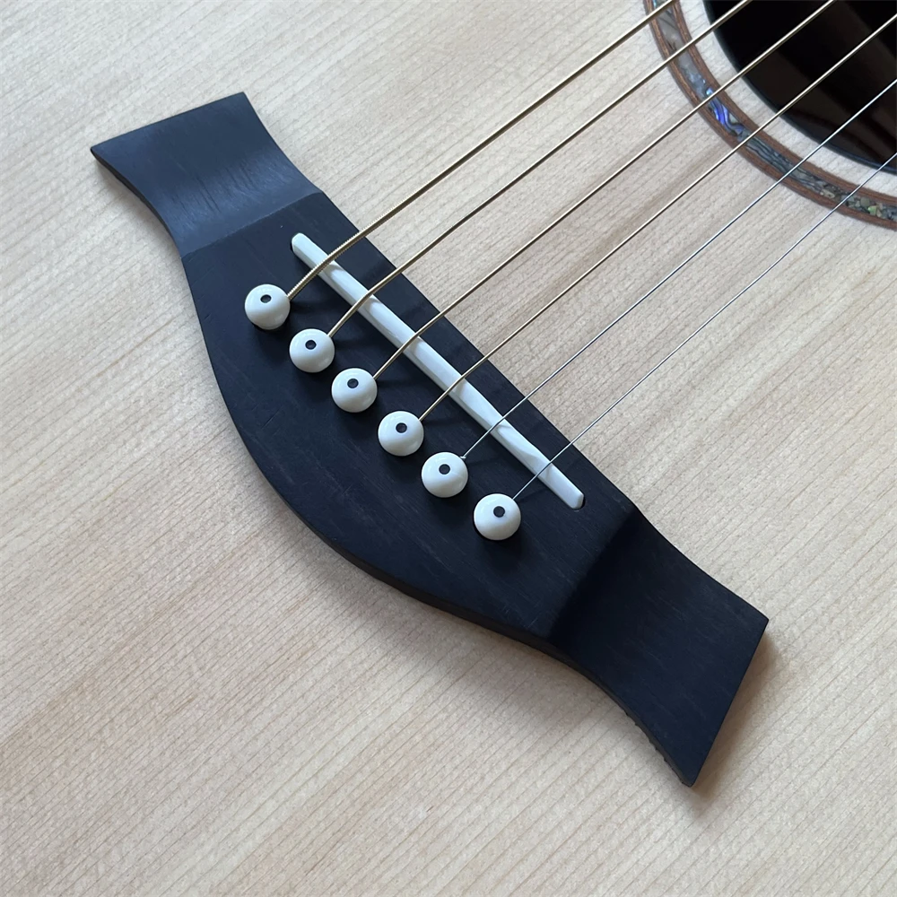 hot selling Natural Spruce top electric acoustic guitar 914 ce with ES1 Electronics ebony fretboard shipping quickly