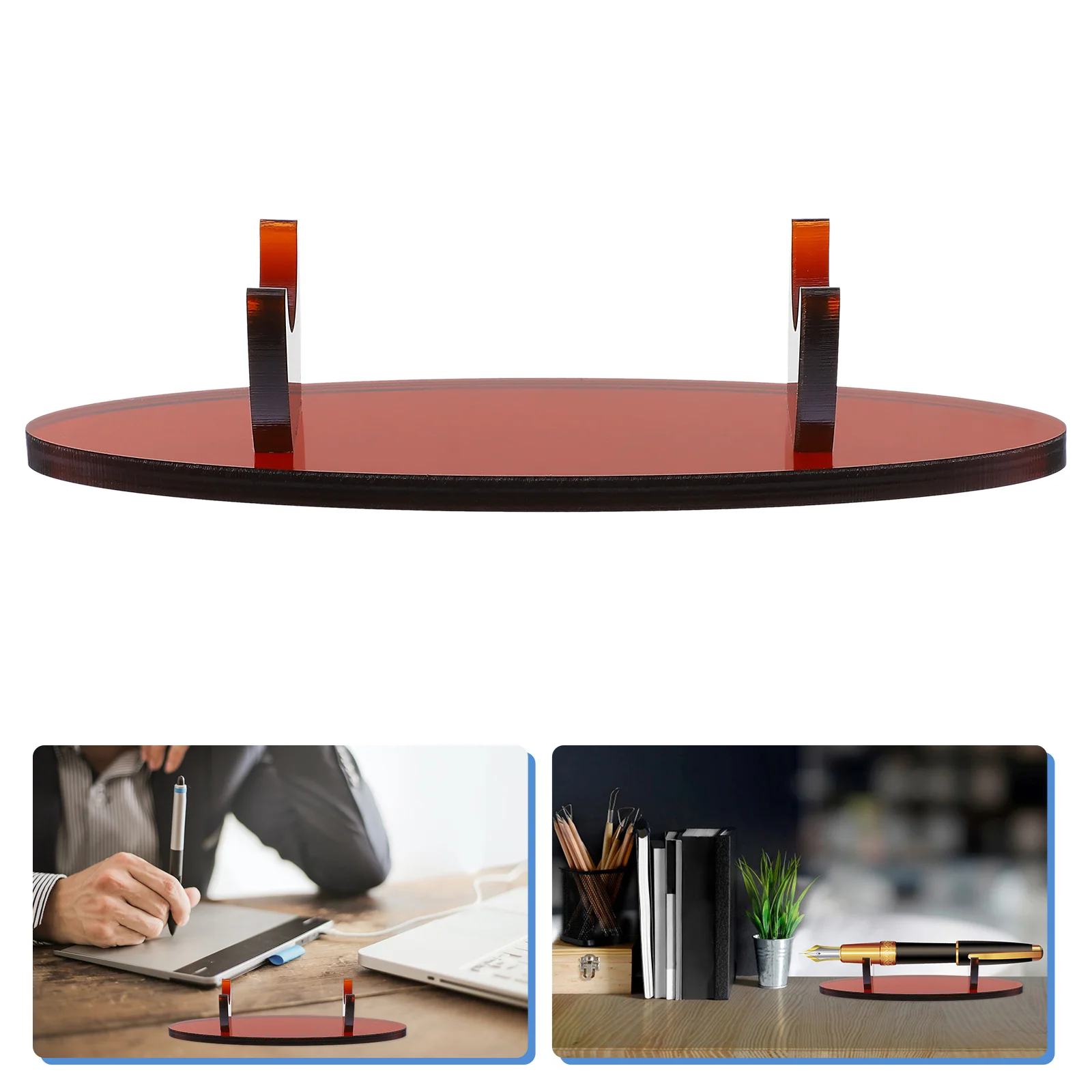 Organizers Pen Holder Display Stand Makeup Brush Acrylic Show Aesthetic Pencil Case
