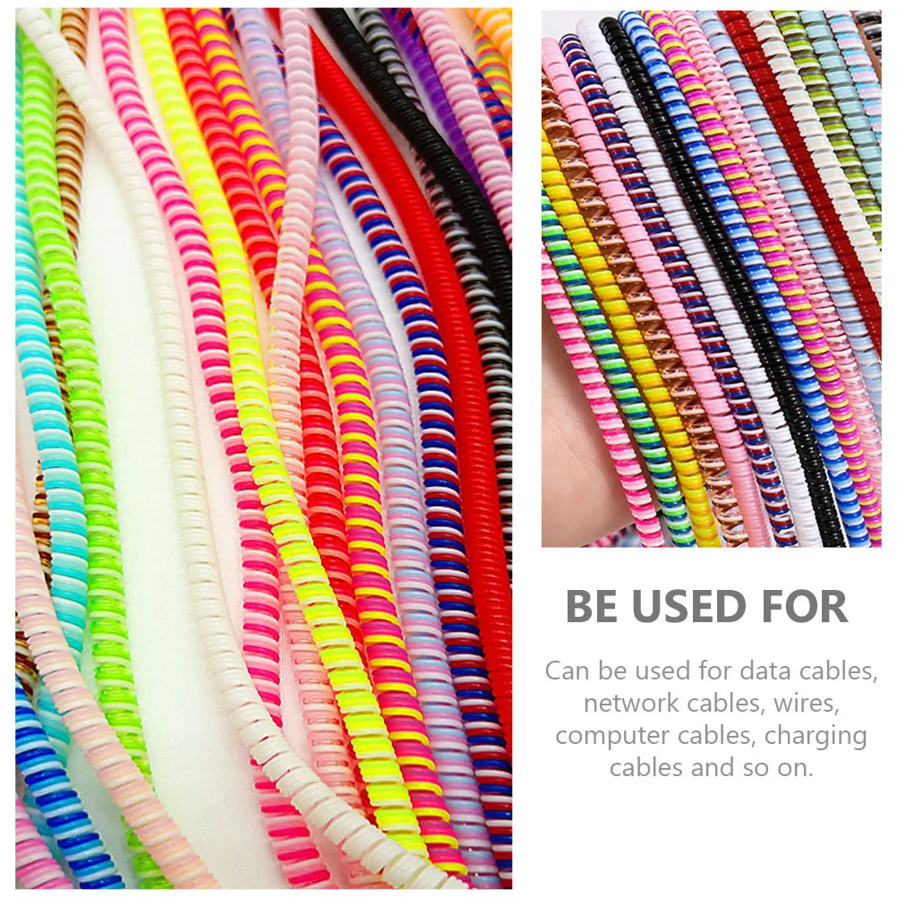 

15 pcs Line Sleeve Management Organizer Spiral Cable Line Protector Cord Protector For Cable Saver Wire Hider