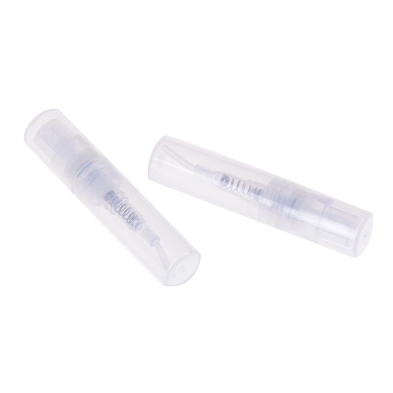 

Горячий мини-прозрачный 2 мл спрей пластиковый флакон спрей для духов пустой образец флакона подходит для путешествий вечерние 360 шт.