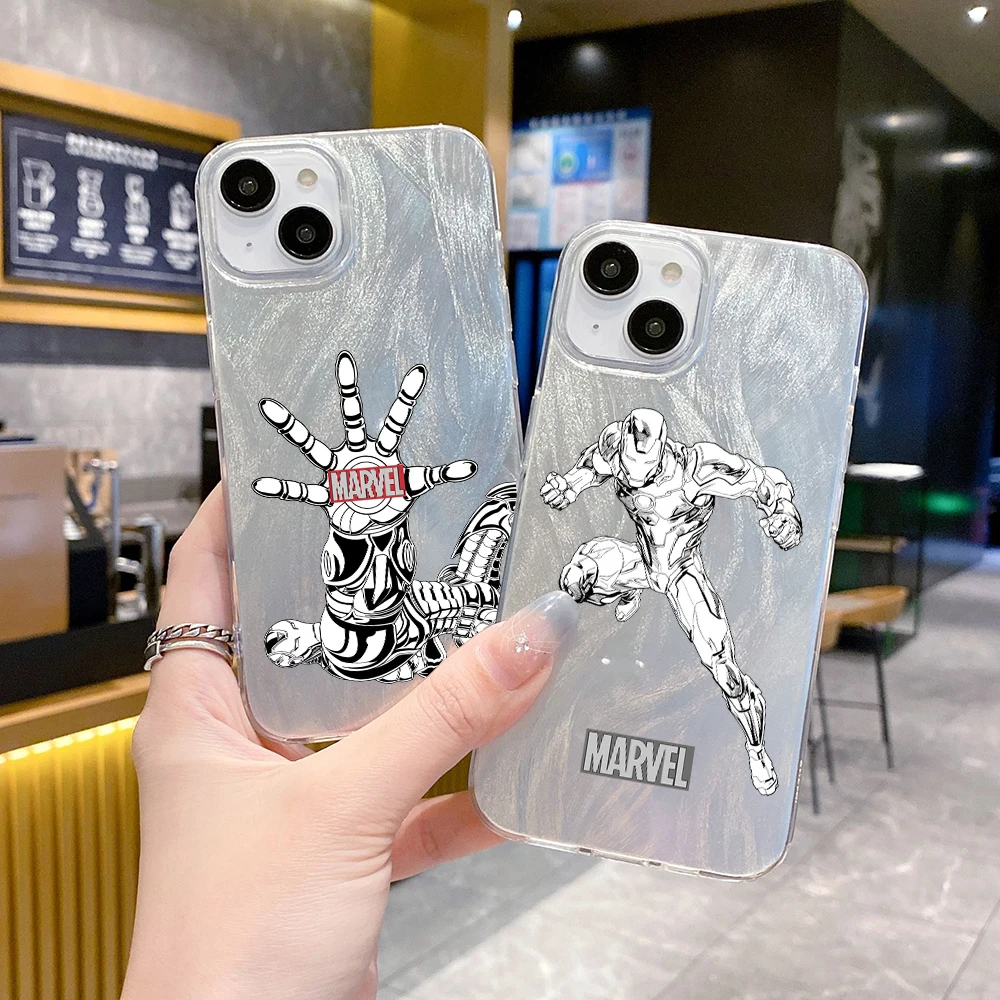 Cartoon Marvel Iron Man Phone Case FOR OPPO REALME A1K Q C3 I C2 NOTE 50 NARZO 60 X N55 N53 50 I A 40 30 20 10 A PRO PRIME