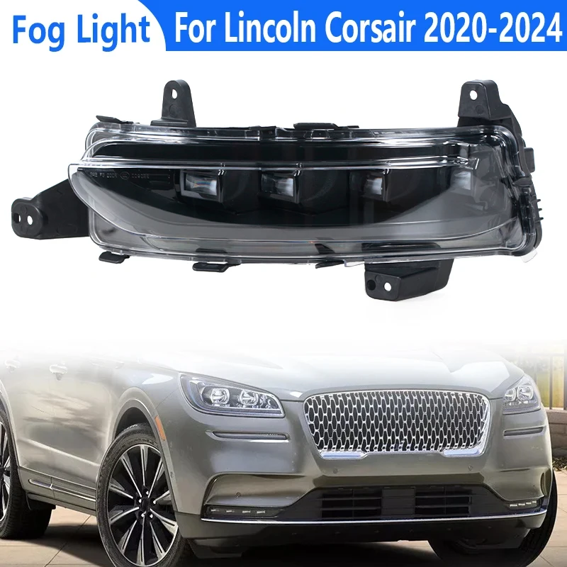 لينكولن كورسير 2020-2024 LED أضواء الضباب الأمامية DRL الضباب مصباح بدوره مصباح إشارة المصابيح الأمامية LJ7Z-15201-B LJ7Z-15200-B #1