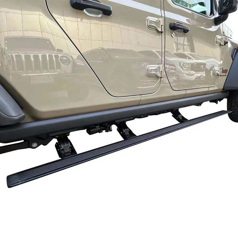 

Car Accessories 4x4 Pickup Truck Aluminum Automatic Running Boards for Jeep Gladiator JT Electric Side Stepcustom