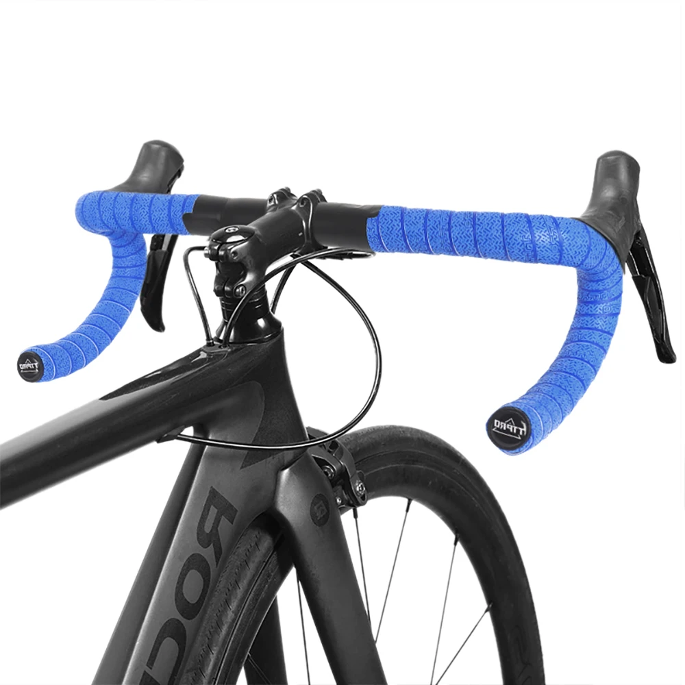 شريط مقود الدراجة بنمط السحلية من TTPRO مضاد للانزلاق وممتص للصدمات وقبضة مقاومة للتآكل للدراجات على الطرق والحصى