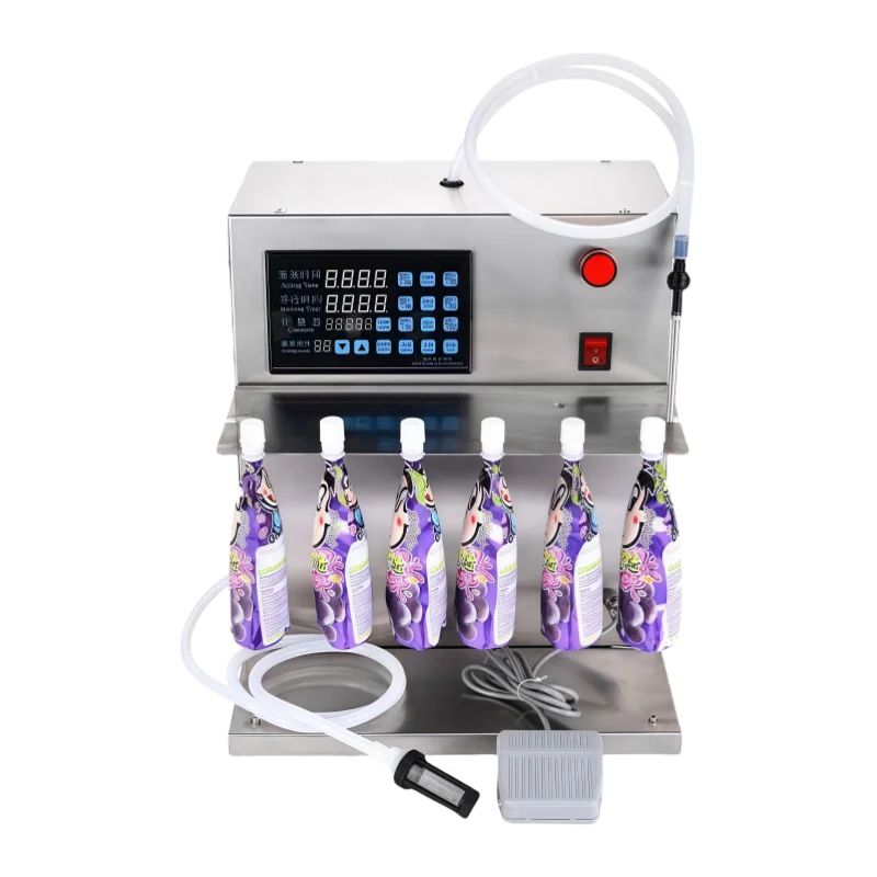 

2025 HOT SALE Compact Countertop Pouch Filler Semi Automatic Liquid Dosing Pump Save 40% Labor Cost
