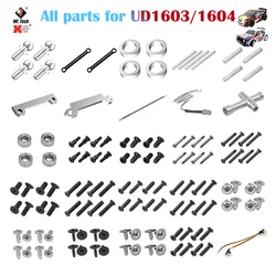 UD1601 1602 1603 1604 SG1603 1604 RC Car Spare Parts Drive shaft Screw Bearing Headlight For 1603 1604 4WD Drift Car RC Parts