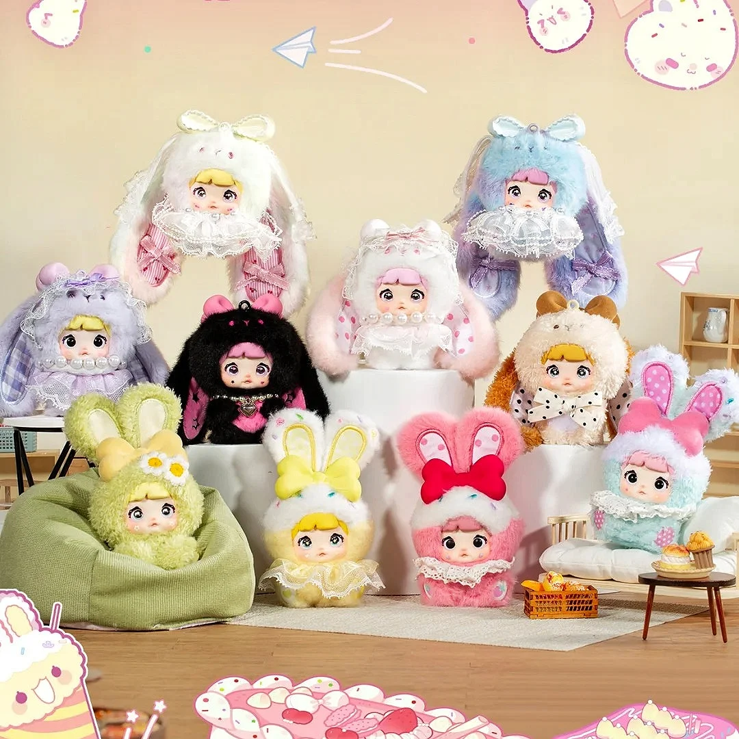 

Genuine Nommi Baby Sweetheart Bunny Series Vinyl Plush Blind Box Cute Doll Models Decorate Trendy Toy Pendants Mystery Box Gift