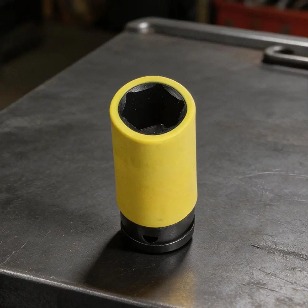 1Pcs 1/2 Inch Drive Wheel Protector Socket Chromium Vanadium Steel Thin Wall Lug Nut Socket 17/19/21/22mm Tire Bolt Removal Tool