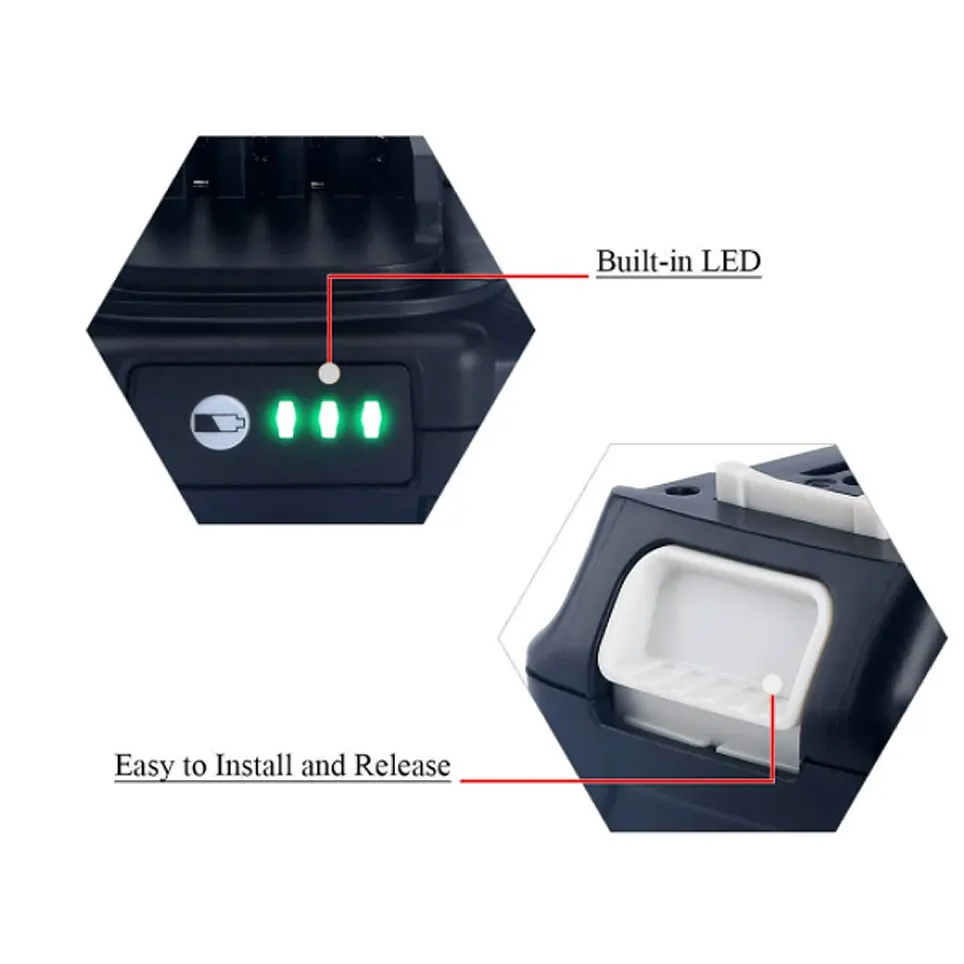 For Makita BL1021B BL1020 BL1016 BL1015 BL104 DF331D 12V 10.8V 3000mAh Li-ion Power Tools Rechargeable Battery