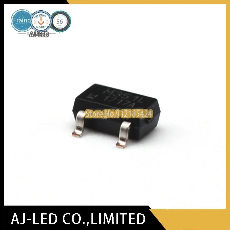 

10pcs/lot SM351LT Magnetoresistive Hall Magnetic Sensor Mark:M351L SMD SOT23