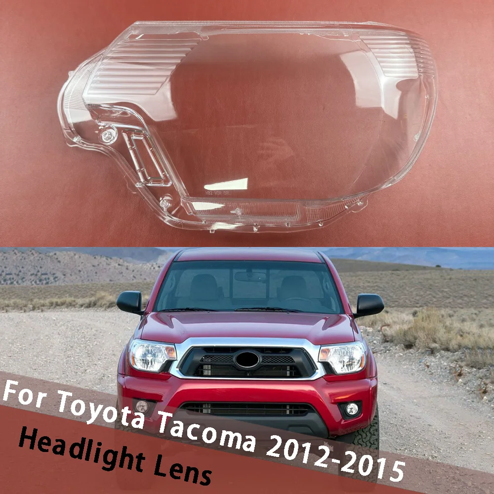 

For Toyota Tacoma 2012 2013 2014 2015 Headlight Cover Headlamp Shell Lens Plexiglass Replace Original Lampshade Housing Lamp