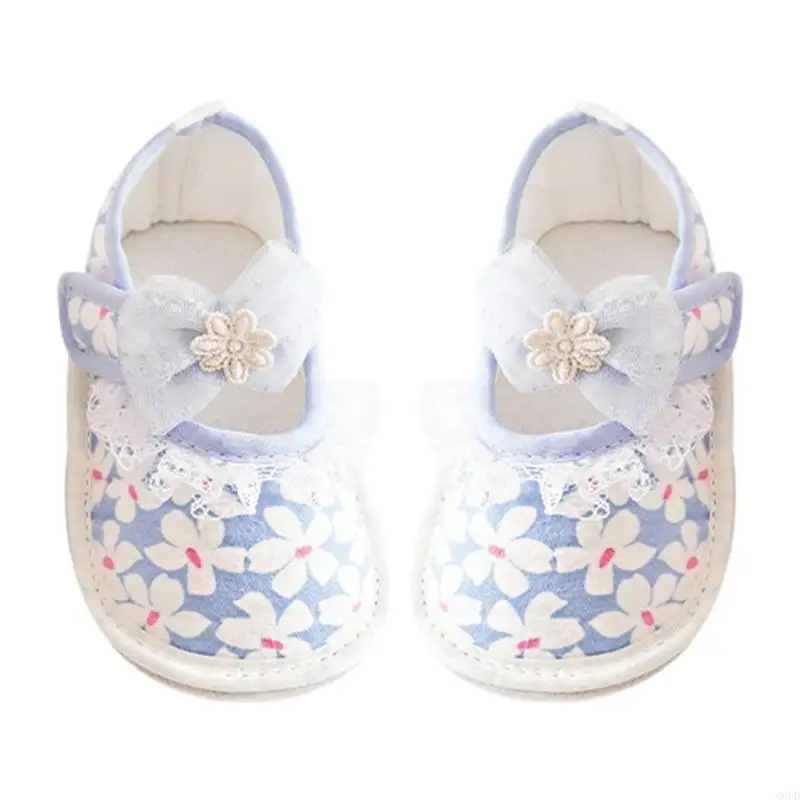   Baby Girls Bowknot Detail Shoes Cotton Cloth Party Shoes Comfortable Wearing