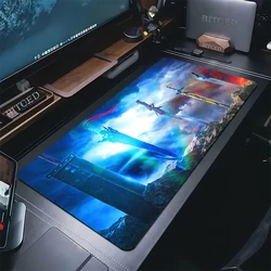 Final Fantasy XIV Mouse Pad Large Gaming Accessories Mouse Mat Keyboard Mat Deskmat Computer Mousepad PC Gamer Mausepad 90x40cm