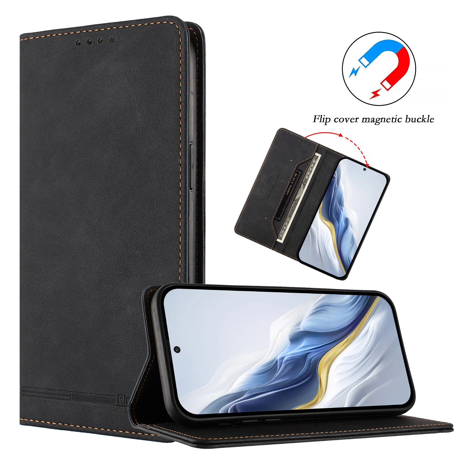 Find X9 X8 7, магнитный флип-чехол для OPPO A6 A5 A3 Pro A40 A60 A80 A79 A58 A78 A59 A57 A17 A16, кожаный чехол-бумажник для телефона