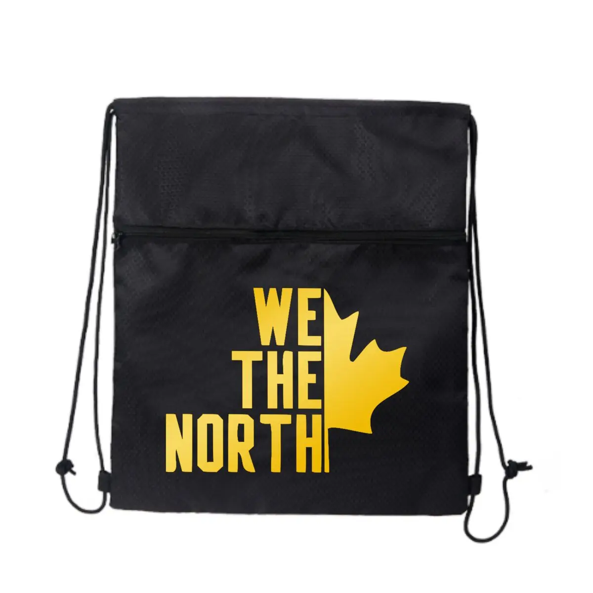 

We The North Canada Text Art Стильная спортивная сумка на молнии на шнурке: спортивный дизайн для любителей фитнеса