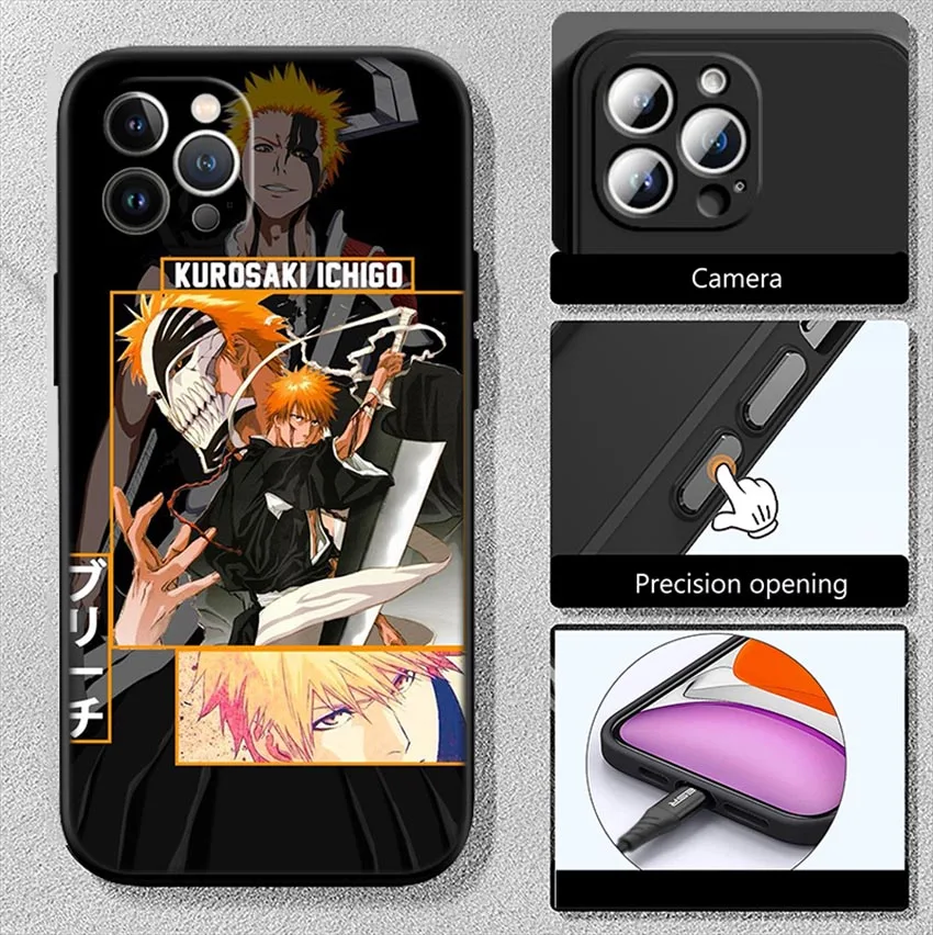 Bleach Ichigo Kurosaki Nowe wysokiej klasy etui na telefon do Samsung Galaxy S21 S22 S23 S24 Fe Plus Ultra S21S A55 A35 A24 A25