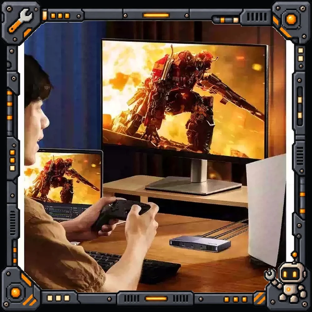 UGREEN XG501-65518 HDMI Video Capture Card FPGA RGB24 Direct Recording for Camera PC Streaming