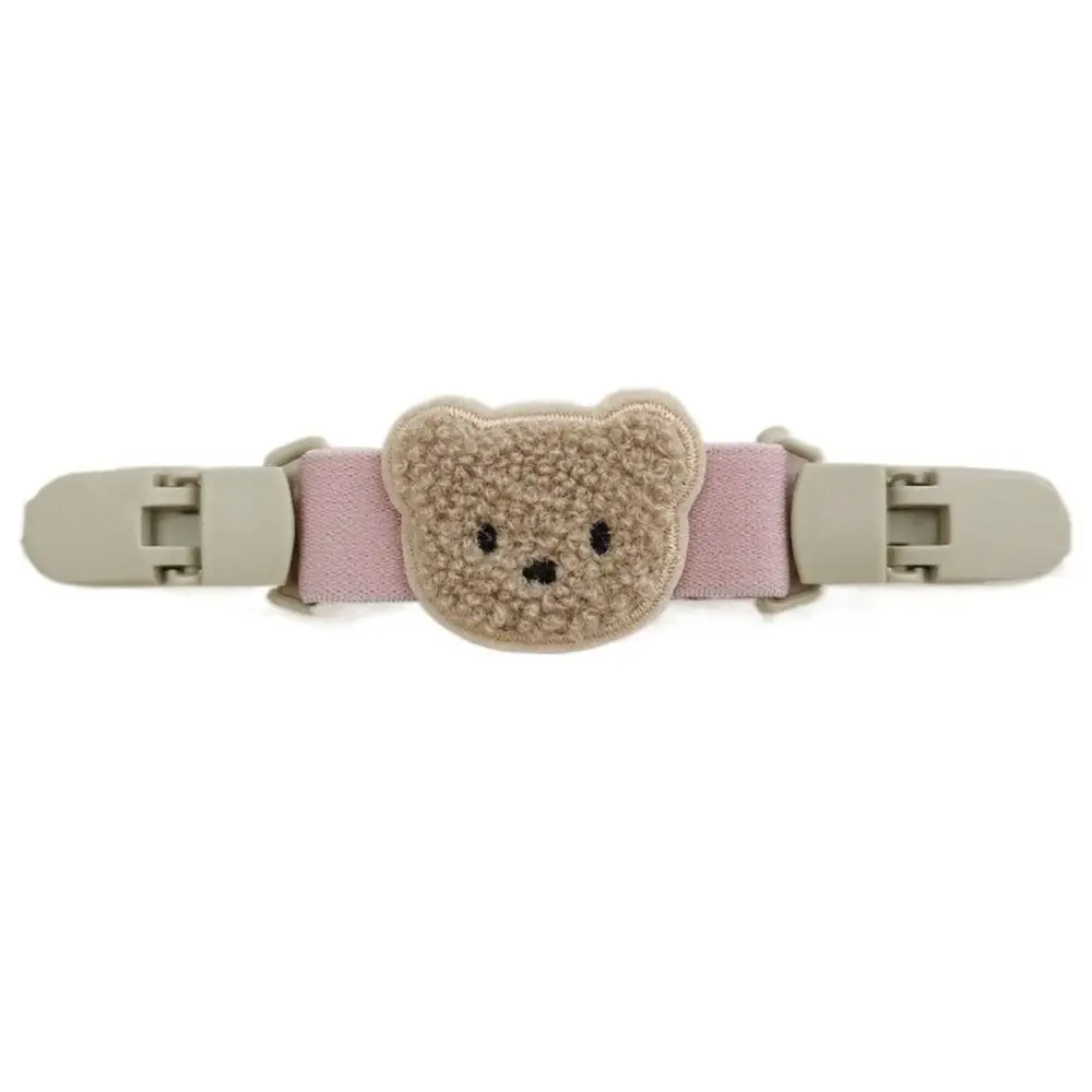Elastic Portable Anti-slip Backpack Hanging For Baby Pants Strap Clip Shoulder Clip Bear Strap Clip Suspenders Clip