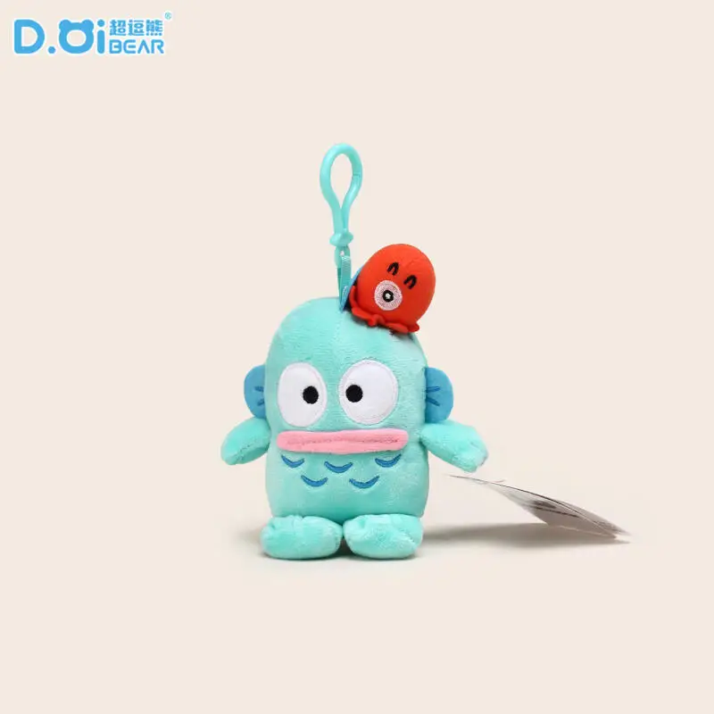 Sanrio Hangyadon Kreskówkowy Kreatywny Kawaii Miękki Pluszowy Breloczek Zabawka Akcesoria do Itabagów Zawieszka do Zamek Błyskawicznych Prezent Urodzinowy dla Dziewczynki