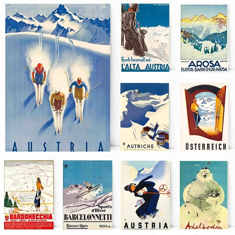 Vintage Ski Travel …