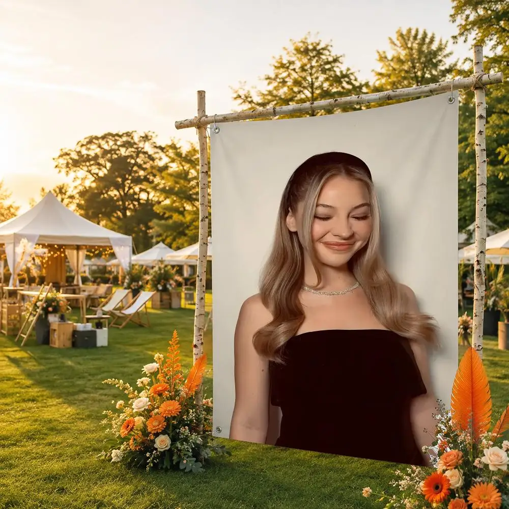 Actor Madelyn Cline Flags Stylish Flag Wall Decor, Perfect for Living Room, Home, Dorm, Party & Gifting